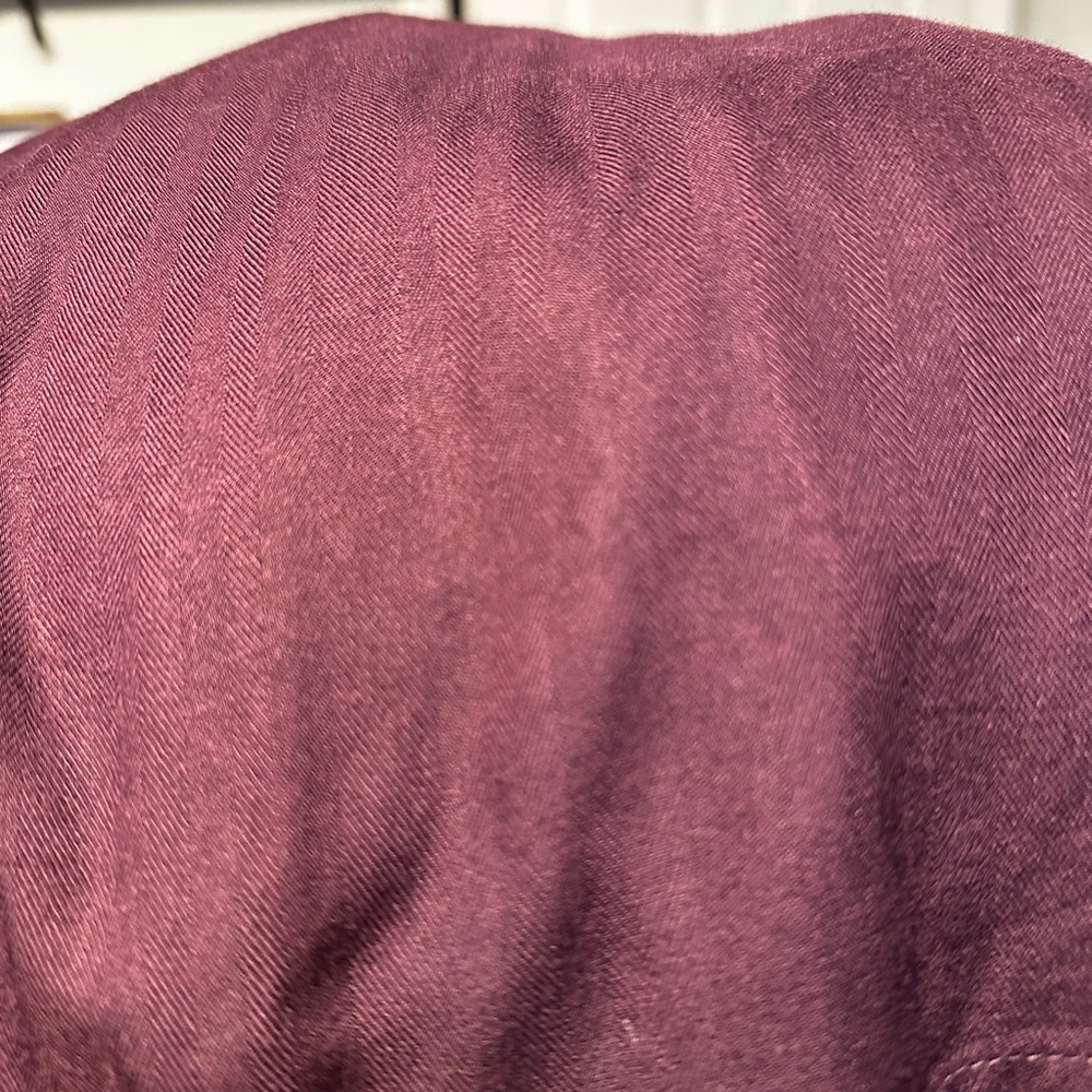 Classic Elements Button-Down Shirt Sz 10/12 Wine/Burgundy - Picture 5 of 5